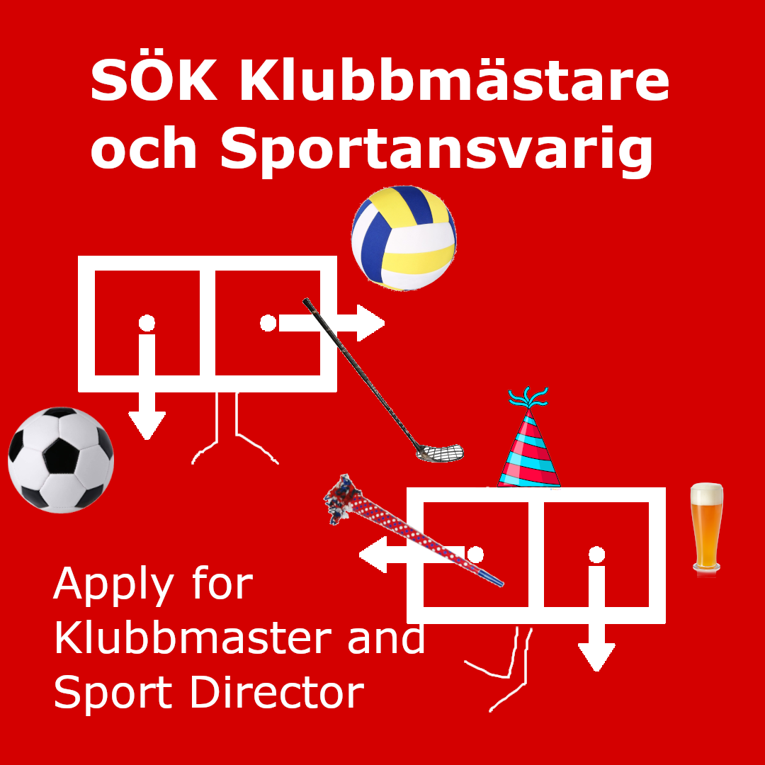 Apply for Klubbmaster and sport responsible